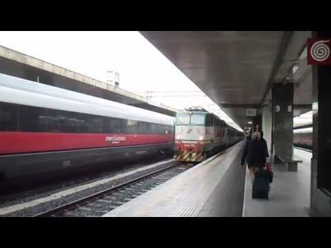 E656.093 in partenza con l' IC 707 Roma Termini - Taranto