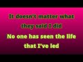 URGE OVERKILL - Very sad trousers (karaoke)