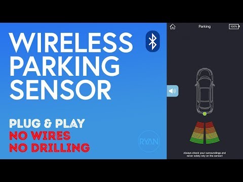 WIRELESS PARKING SENSOR by FENSENS -  NO WIRES - EASY INSTALL!