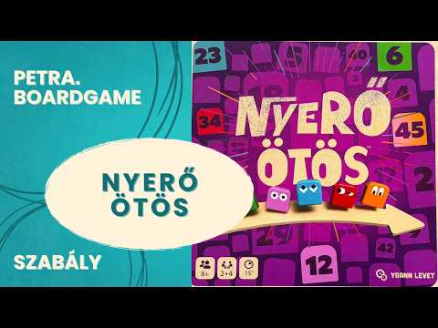Nyerő ötös szabálymagyarázó - Petra.Boardgame - Játékszabály videók