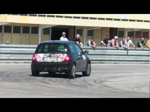 Karol Ściubis Renault Clio Sport - SuperOES IV Runda Tor Kielce 28-04-2012