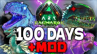 【ARK:100DAYs】「ASAラグナロク+極悪MOD」の世界で100日間サバイバル！【ゆっくり実況】【ARK survival ascended】