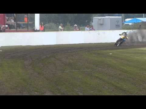 Grasbaanrace Staphorst  9 aug 2013  2e heat spec intern   1e Enrico Janoschka  2e Christian Hulshors