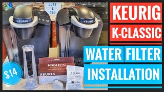 WATER FILTER INSTALLATION Keurig K-Classic K Cup Coffee Maker Model K50