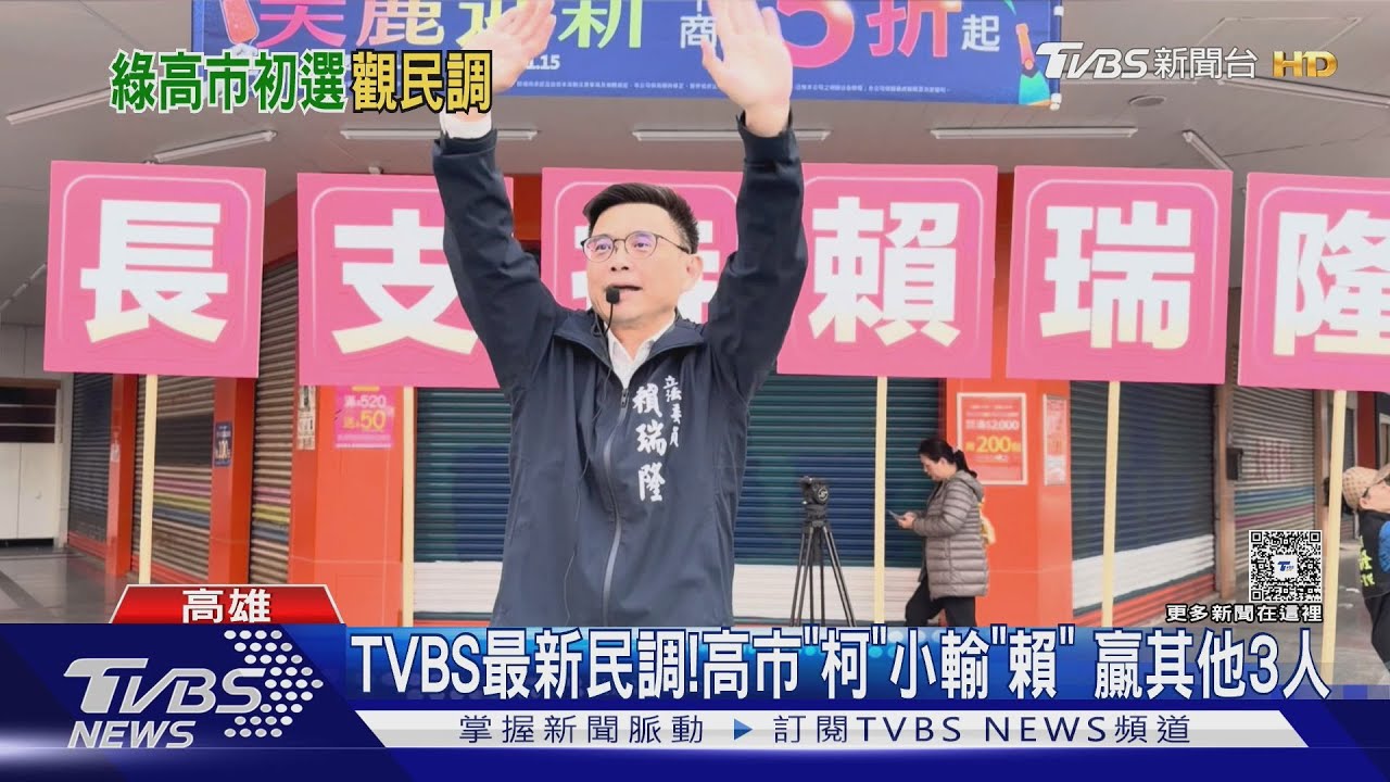 高市最新民調!賴瑞隆小贏柯志恩 「霸凌」後年輕支持度下滑