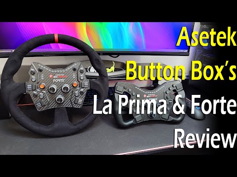 Asetek Formula La Prima & GT Forte Button Box Reviews