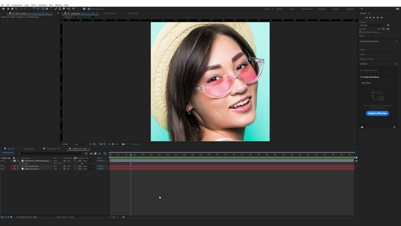 How to use and edit Slideshow Templates in After Effects