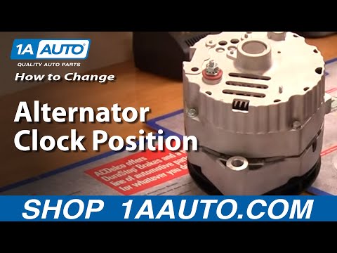How To Change Alternator Clock Position or Degree
