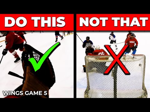 Make More Glove Saves... Here Is How | GoPro Hockey Goalie - Wings Game 5