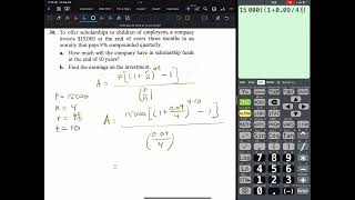 Periodic Installment Savings Calculation: Quarterly Installments