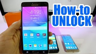 How To Unlock Samsung Galaxy Note 4 - AT&T, Rogers, T-mobile, Vodafone, O2, Orange, Etc.