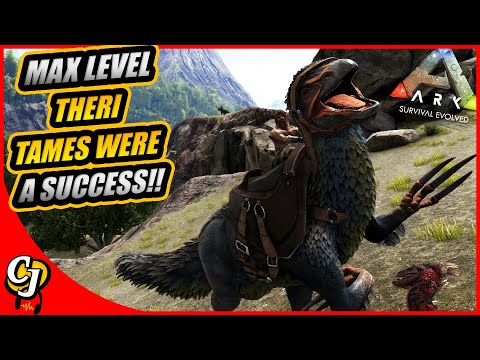 Tracking Down A BREEDING Pair Of Max Level THERIZINOS!! || Ark Story Unmodded Ep 37!