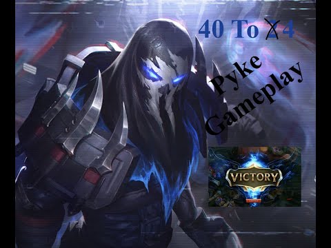 Pyke URF Gameplay 40 to 4 in 15 minutes!