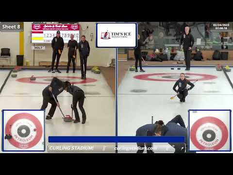 Cole Adams vs. Brandt Holt - Draw 8 - Curling Alberta Mixed Provincial Championship