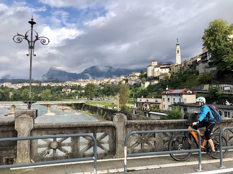 3D Flug der E-MTB Transalp Veneto mit go-ebike.de