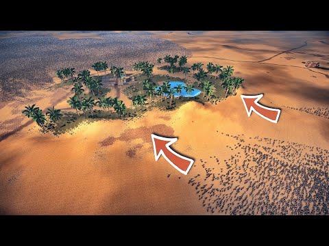 Battle For Oasis: Roman Generals vs Egyptian Spearmens - UEBS 2