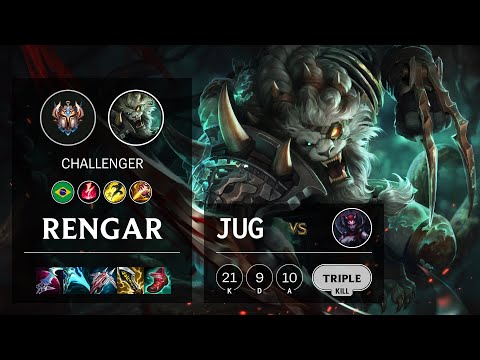 Rengar Jungle vs Elise - BR Challenger Patch 11.6