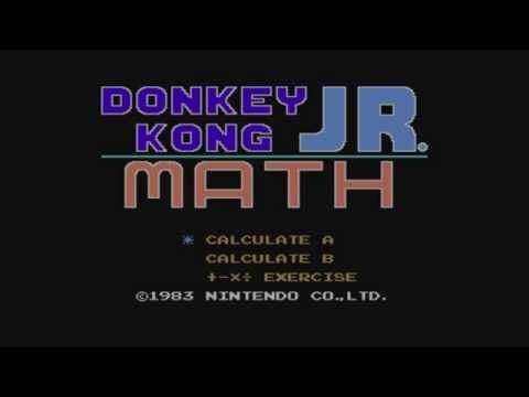 donkey kong jr math wii game