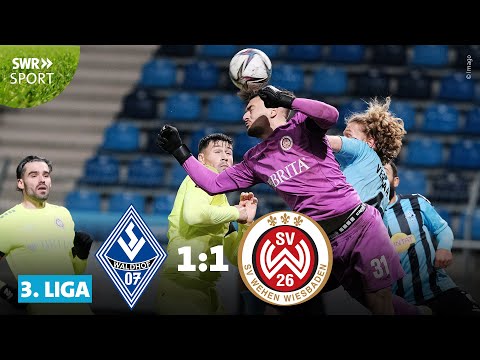 3. Liga: Umstrittener Ausgleich! Waldhof rettet Punkt gegen Wehen Wiesbaden | SWR Sport