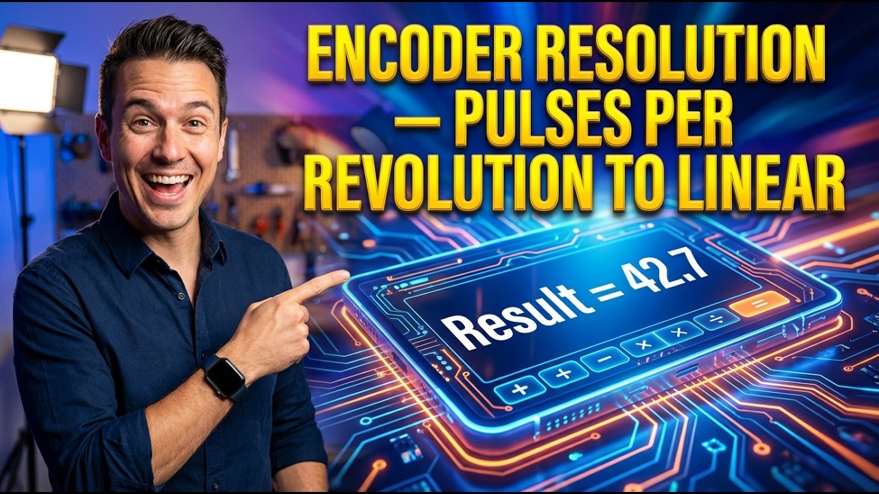 Encoder Resolution Calculator — Pulses Per Revolution to Linear