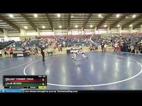 63 Lbs Round 5 - William ``Conner`` Craig, OK Vs Caleb Heyder, UT 96bd