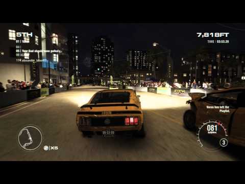 GRID 2 PC Multiplayer Endurance Gameplay: Tier 1 Upgraded Ford Mustang Mach 1 in Miami