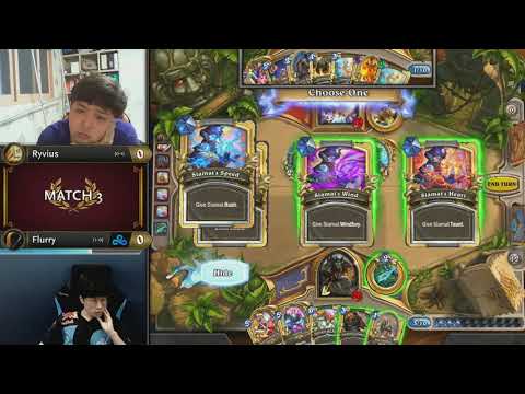 Ryvius vs Flurry - Hearthstone Grandmasters Asia-Pacific S2 2019 - Week 1