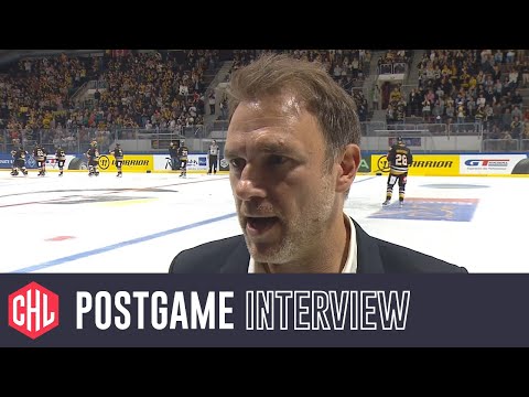 Postgame interviews: Rouen Dragons - Lahti Pelicans
