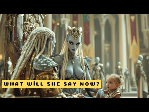 “Are These My Grandchildren?” Alien Empress’s Daughter Returned With Her Human Husband And Two Child