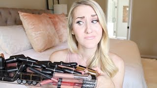 RUTHLESS MAKEUP DECLUTTERING... LIPS