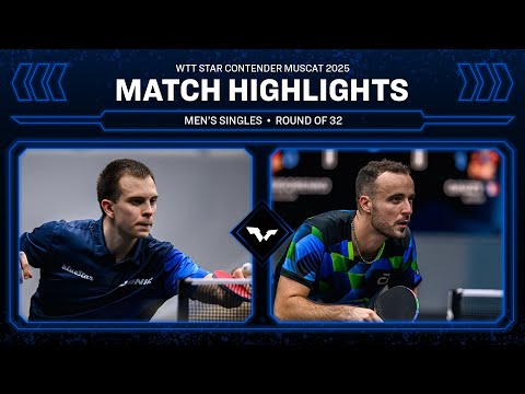 Vladimir Sidorenko vs Simon Gauzy | MS R32 | #WTTMuscat 2025