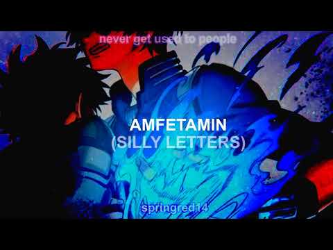 never get used to people - amfetamin (silly letters) | sub english & sub español .