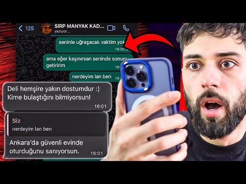 DANS EDEN SIRP KADIN WHATSAPP DAN MESAJ ATTI !! (çok korkuyorum)