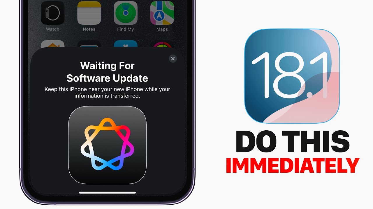 iOS 18.1 - Do This IMMEDIATELY After You Update!