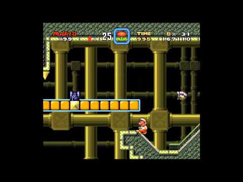 Super Mario World - Snake Block FAIL