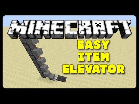 Minecraft: EASY ITEM ELEVATOR! (MC Tutorial) | iJevin
