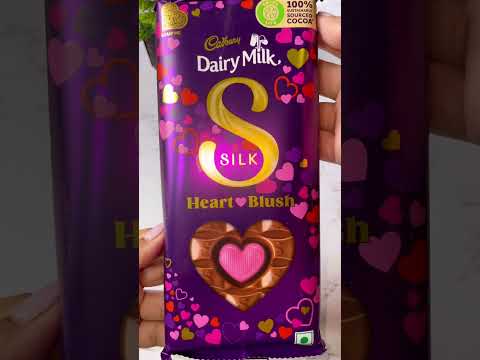 CADBURY HEART BLUSH V’day 💖#valentinesday #cadbury #chocolate #heart #unboxing #asmr #viral