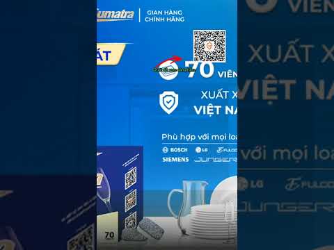 Viên Rửa Bát Sumatra Hương Chanh - Giá Rẻ, Rửa Sạch 16 Bộ Đồ Ăn Chỉ 65.660đ