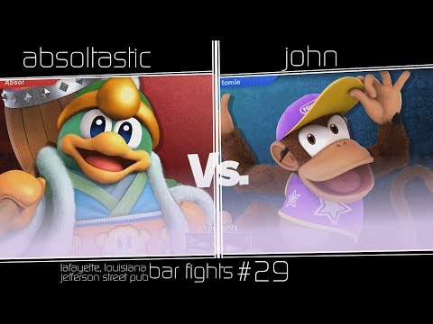 Absoltastic (Dedede) vs. John (Diddy Kong) - Bar Fights #29