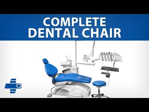 Complete dental chair with fordward mounted tubes