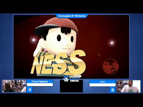 Onslaught 87 - Loser's Top 8: GH|Tony Pajamas (Ness) vs GH|Xion (Cloud)