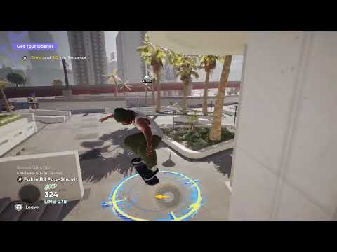 How to do Grind and 180 in a sequence in SKATE 4 ? #tutorial
