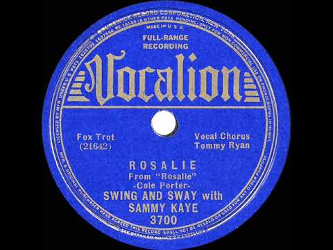 1937 HITS ARCHIVE: Rosalie - Sammy Kaye (Tommy Ryan, vocal)