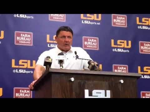 Video: Ed Orgeron Recaps Alabama, Looks Ahead To Arkansas