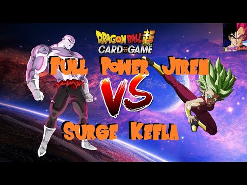 Full Power Jiren Vs Surge Kefla! Dragon Ball Super Card Game!