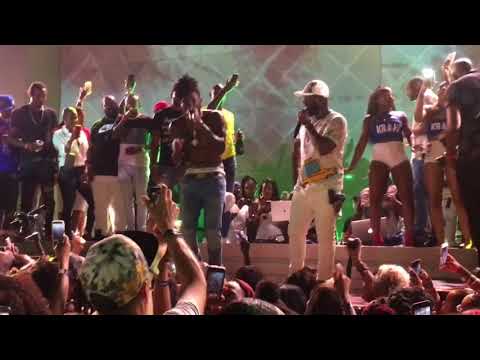 Bunji Garlin and Aidona perform together in Brooklyn