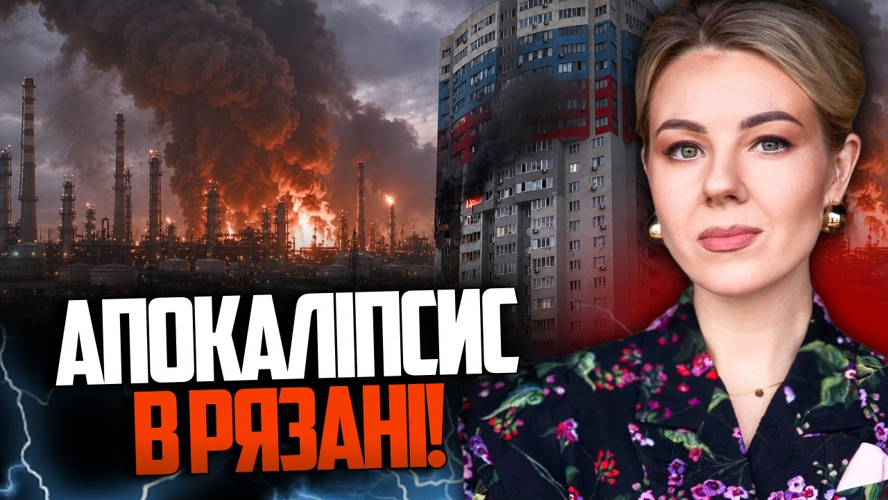 ⚡️«ОПЯТЬ ЧЕРНЫЙ ДОЖДЬ!» Шокуючі кадри з Рязані! Горять будинки, люди під зав