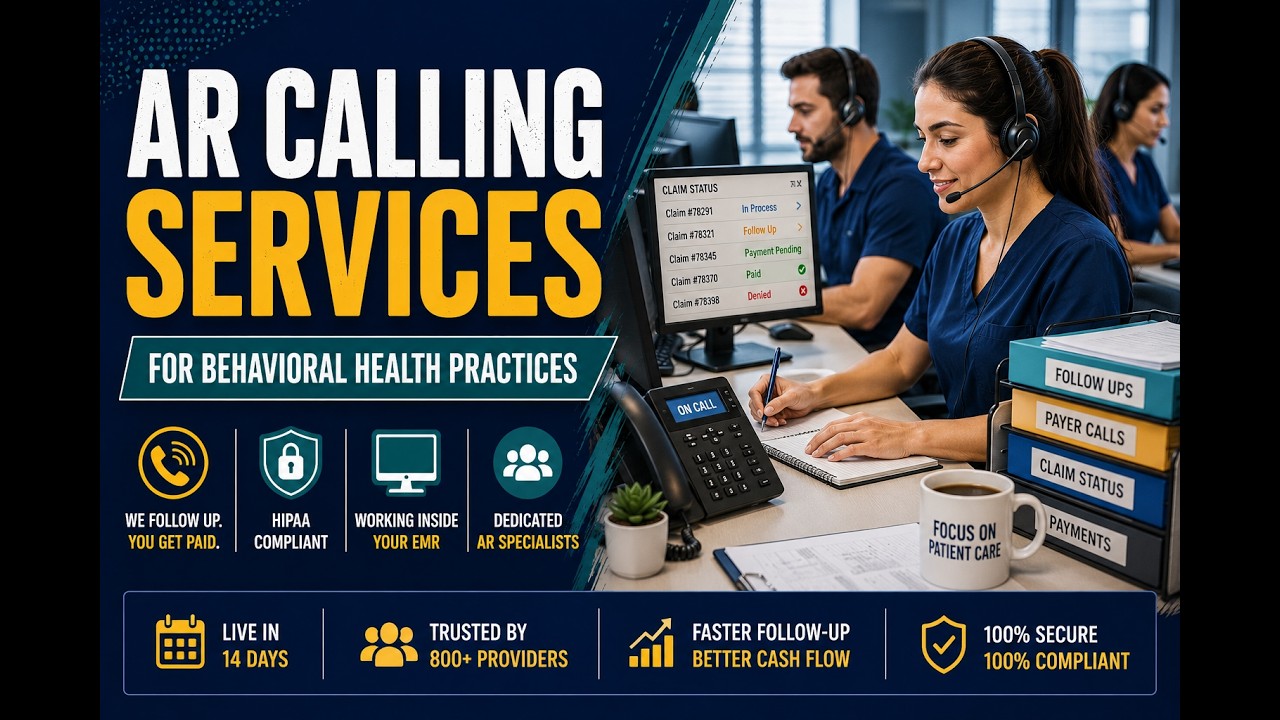 How AR Calling Services for Behavioral Health Practices works