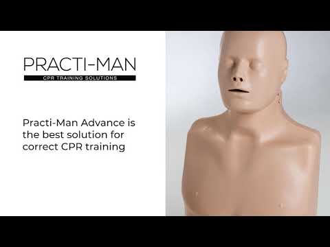 Advanced Practi Man CPR Manikin Half Body Made in Spain 2 in 1 Adult and Child