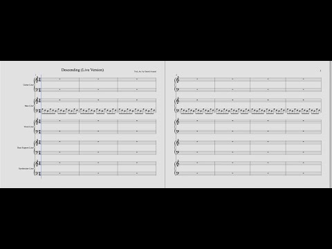 TOOL - "Descending" (Piano Version) Notation Video